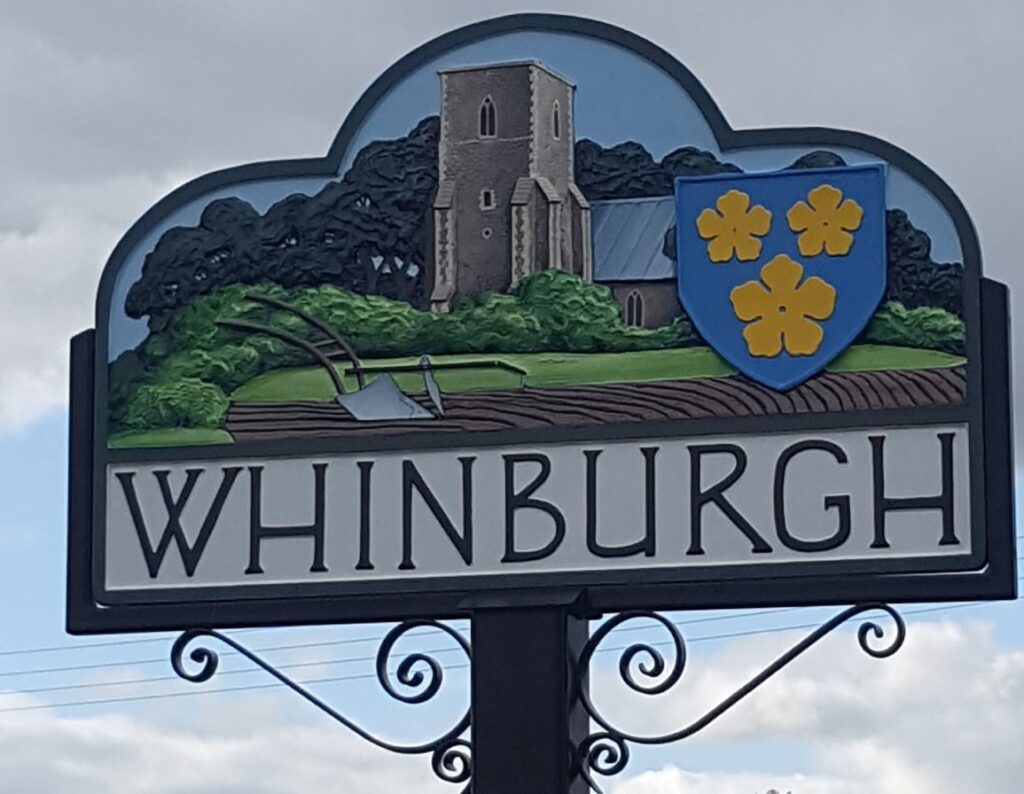 Whinburgh Village sign